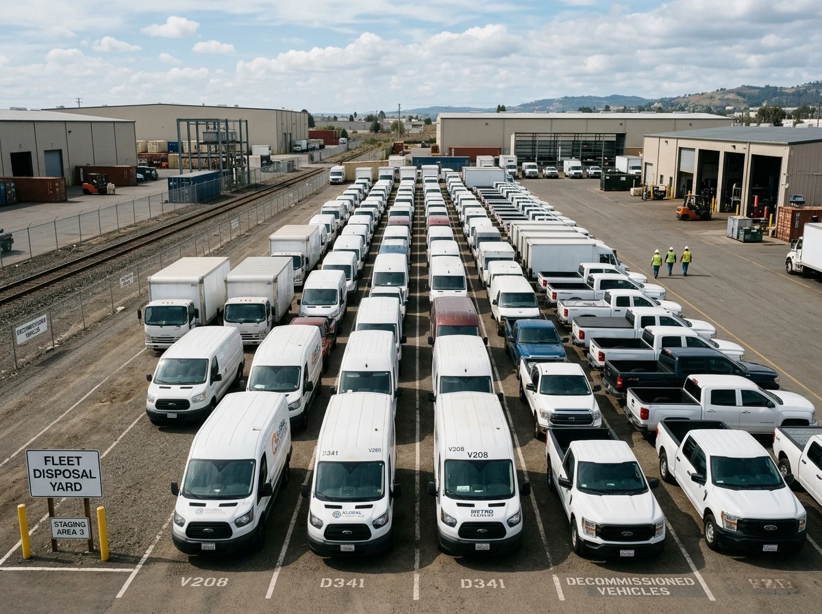Commercial Fleet Vehicle Disposal Yard